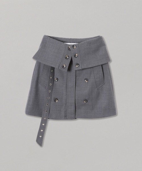 スカート rokh FLAP DETAILED MINI SKIRT R2CA181 レディース 