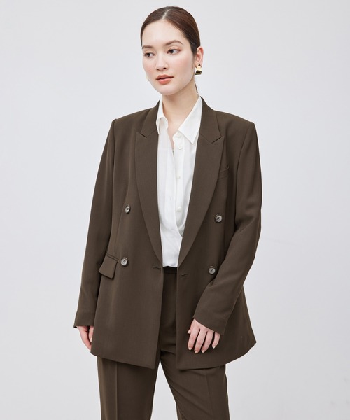 J.PRESS 春夏向きテーラードジャケット ポリエステル・コットン混 AB6 J.PRESS｜【セットアップ対応・洗える・撥水・防汚】コットン