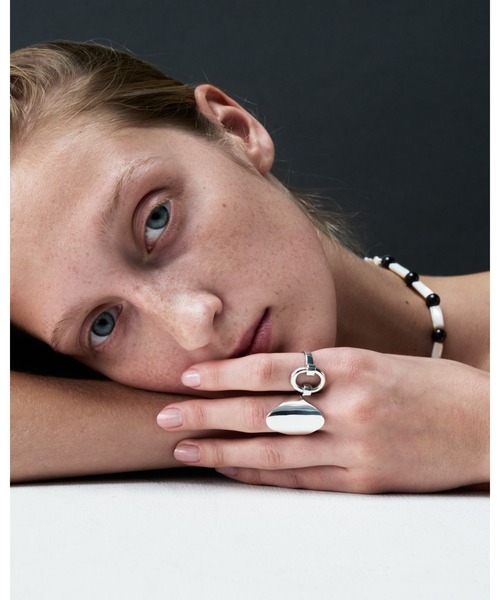 指輪 リング 「IRIS 47」oval ring/オーバル リング レディース メンズの画像