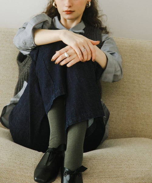 パンツ irene Denim Curve Panel Pants REWORK ASYMMETRY JEANS | SEVEN BY SEVEN(セブンバイセブン
