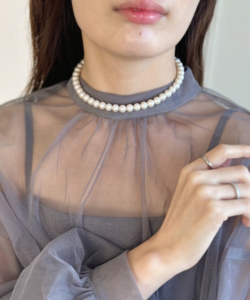 【関税込み】Bode ベージュ Pearl Collar チョーカー Pearl Dot x Gold Choker – Pearlish