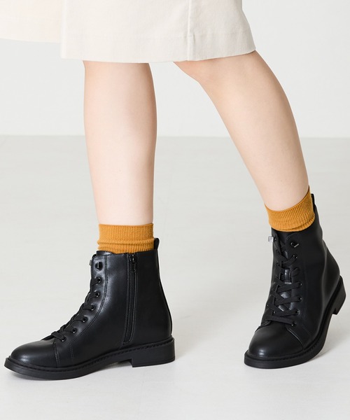 WA ORiental TRaffic ブーツ ゴムレースアップショートブーツ 42401