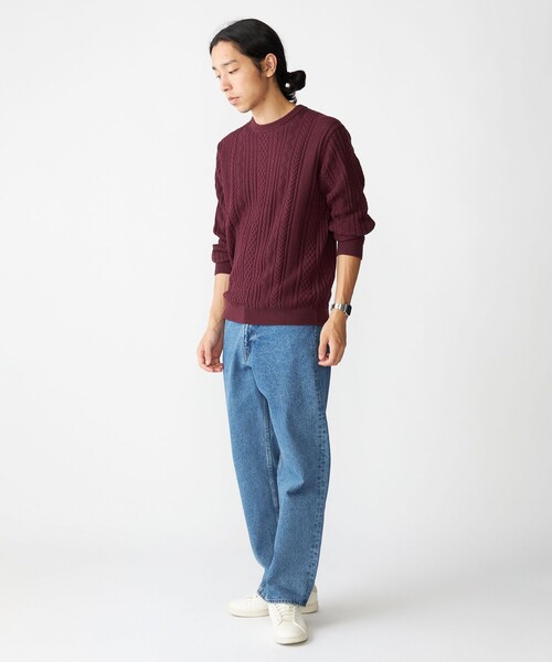 SHIPS（シップス） セーター ニット SHIPS:「手洗い可能」コットン 