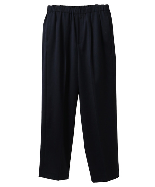 1er Arrondissement ワイドパンツ パンツ ウールサテンタックパンツ