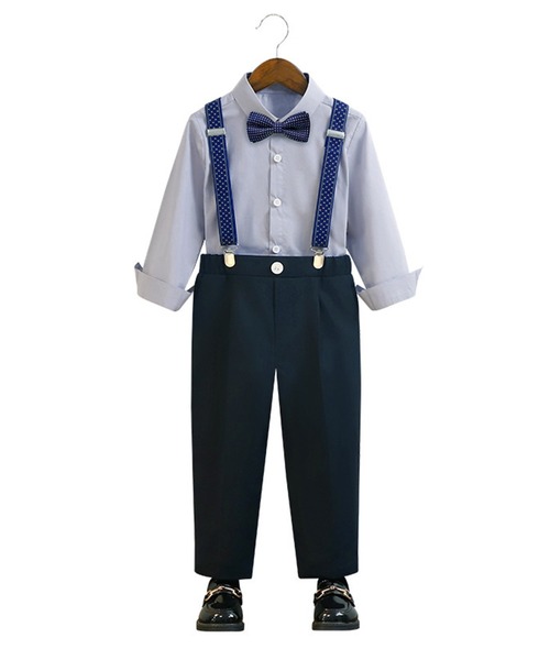 メゾピアノ☆キッズフォーマルスーツ　セットアップ　蝶ネクタイ付き4点セット120 Amazon.co.jp: [TickElf] 男の子 フォーマル 子供服 キッズ服