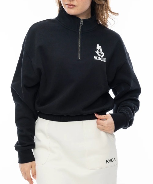 RVCA パーカー レディース JUST FLOATIN HALF ZI パーカー