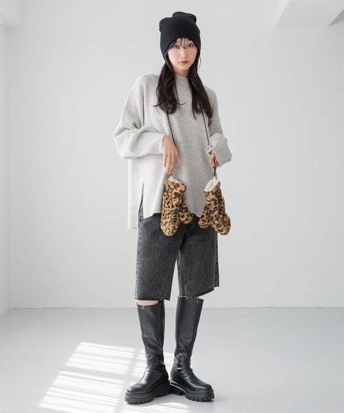 LOWRYS FARM - カラークルーニットプルオーバーＬＳ LOWRYS FARM｜カラークルーニットプルオーバーLS | Rakuten