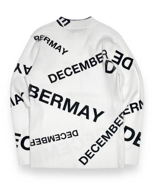 DECEMBERMAY（ディセンバーメイ） セーター ニット Logo pattern Rib