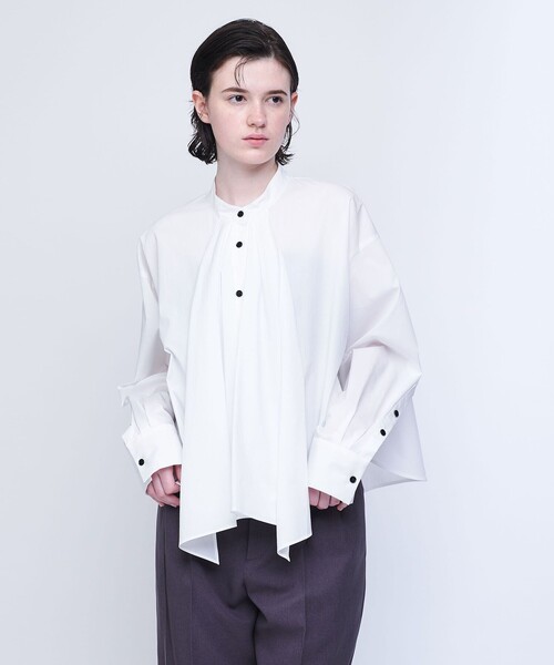 AEWEN MATOPH ブラウス シャツ 「AEWEN MATOPH」スカーフ バンド