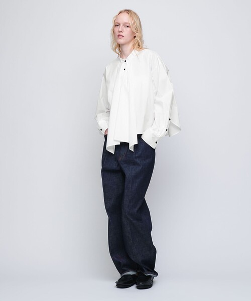 ＜AEWEN MATOPH＞スカーフ バンドカラー ブラウス UNITED ARROWS｜<AEWEN MATOPH>スカーフ バンドカラー ブラウス