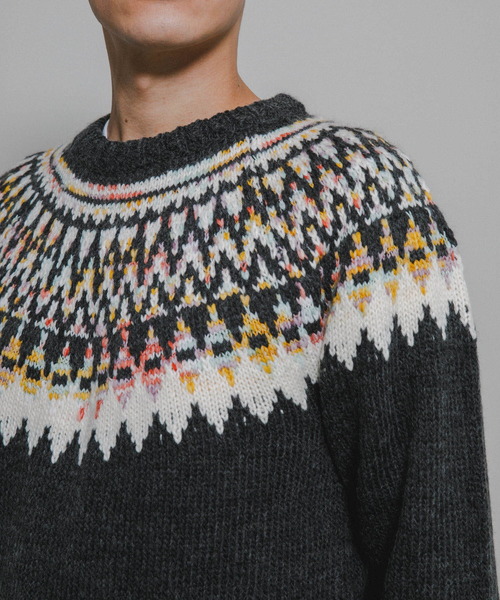 URBAN RESEARCH Sonny Label セーター ニット ノルディック柄