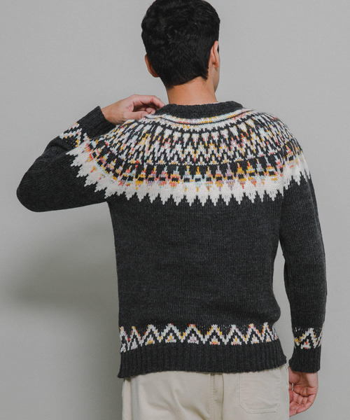 URBAN RESEARCH Sonny Label セーター ニット ノルディック柄