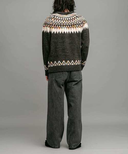 URBAN RESEARCH Sonny Label セーター ニット ノルディック柄