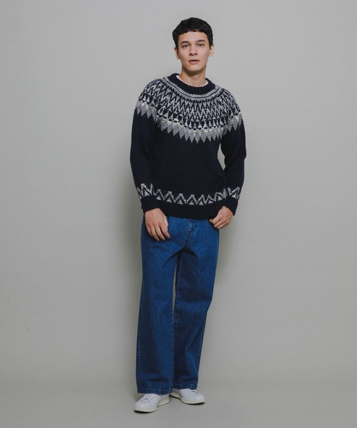 URBAN RESEARCH Sonny Label セーター ニット ノルディック柄