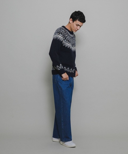 URBAN RESEARCH Sonny Label セーター ニット ノルディック柄