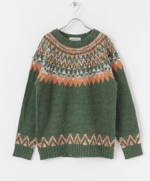 URBAN RESEARCH Sonny Label セーター ニット ノルディック柄