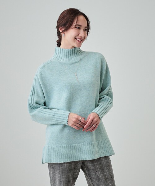 DRESKIP（ドレスキップ） ニット セーター 「S-LL/体型カバー」上品さ