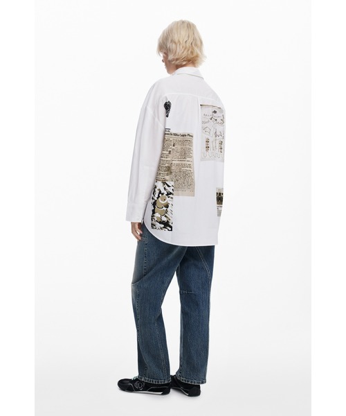 ブラウス シャツ ラクロアカットシャツ レディース Desigual ブラウス シャツ ラクロアカットシャツ レディース