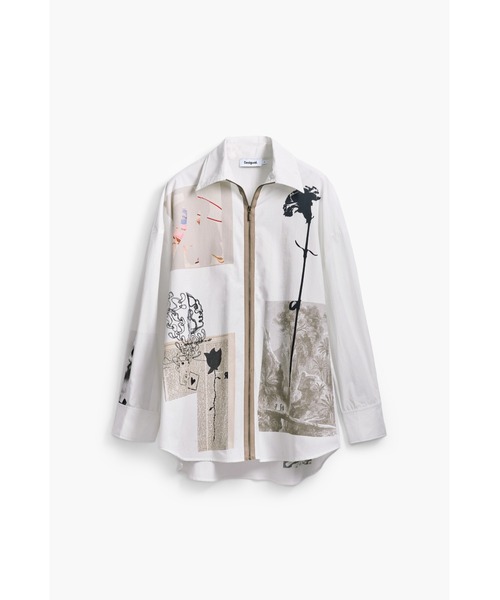 ブラウス シャツ ラクロアカットシャツ レディース Desigual ブラウス シャツ ラクロアカットシャツ レディース