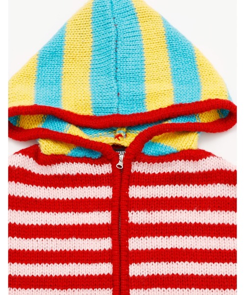 パーカー 「Little Sunny Bite」stripe knit hoodie レディース メンズ Little sunny bite パーカー /Little Sunny Bite/stripe knit