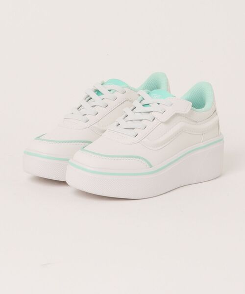 国内配送★VANS★イサック ISSAC 自然なスタイルアップに VANS スニーカー ヴァンズ 17-22 ISSAC イサック V3942K GR