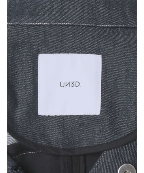 UN3D. コート アウター DENIM DETAIL DOCKING TENT CT / デニム