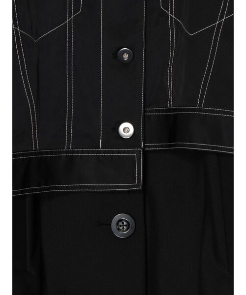 ジャケット・アウター UN3D. DENIM DETAIL DOCKING TENT CT UN3D. コート アウター DENIM DETAIL DOCKING TENT CT / デニム