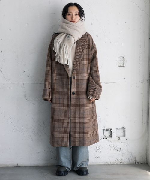 JEANASIS（ジーナシス） チェスターコート FREE ブラウン系その他