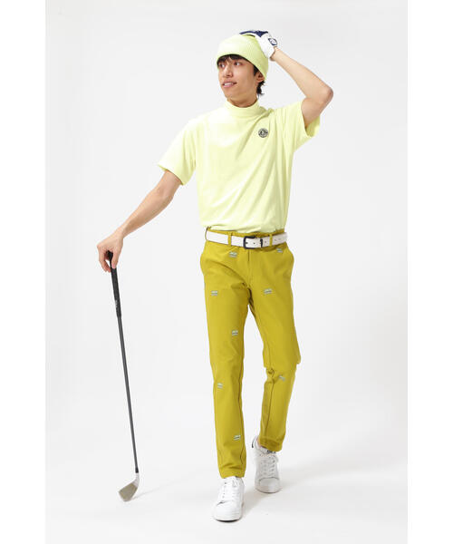 ポロシャツ JONES × BEAMS GOLF / 別注 フロント総柄 ポロシャツ