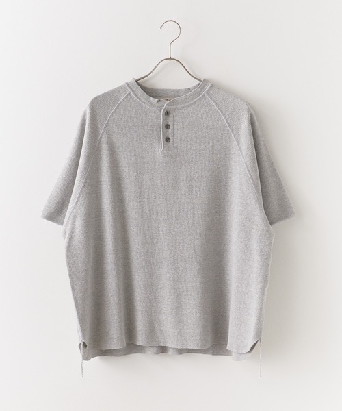 REMI RELIEF（レミ レリーフ） tシャツ WタックヘンリーネックS/S