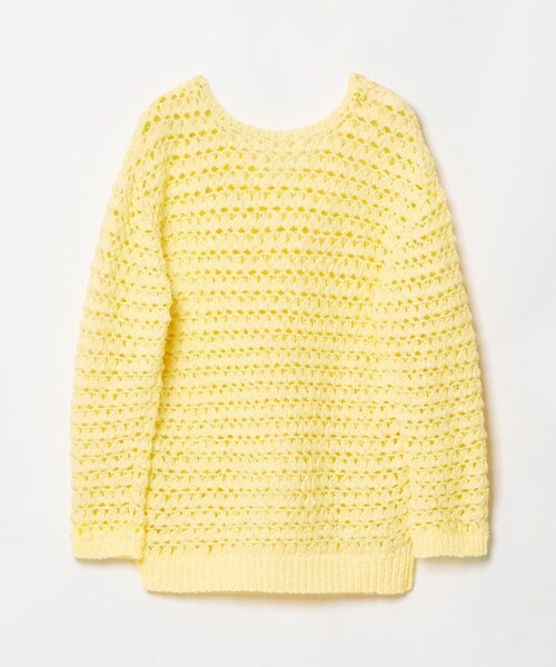 allureville ニット テープヤーンハンドニットプルオーバー レディース 