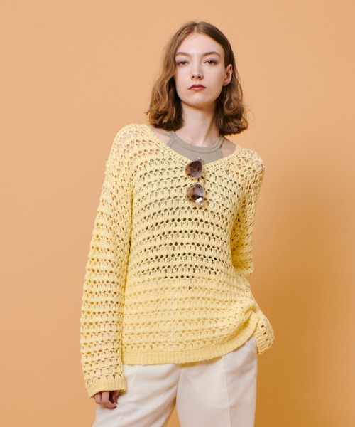 アルチビオ air.chivio イエローニットセーター アルチビオ air.chivio