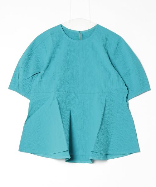 「green label relaxing」 半袖ブラウス FREE ブルー レディース green label relaxing 「green relaxing」 半袖ブラウス FREE