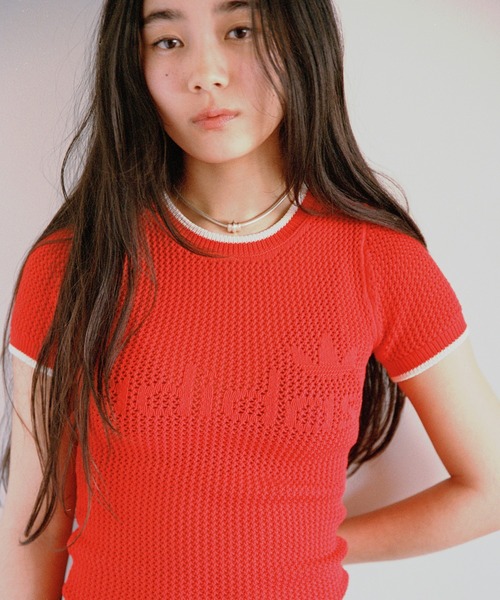 adidas tシャツ オリジナルス プレミアム クロシェ カリ半袖T