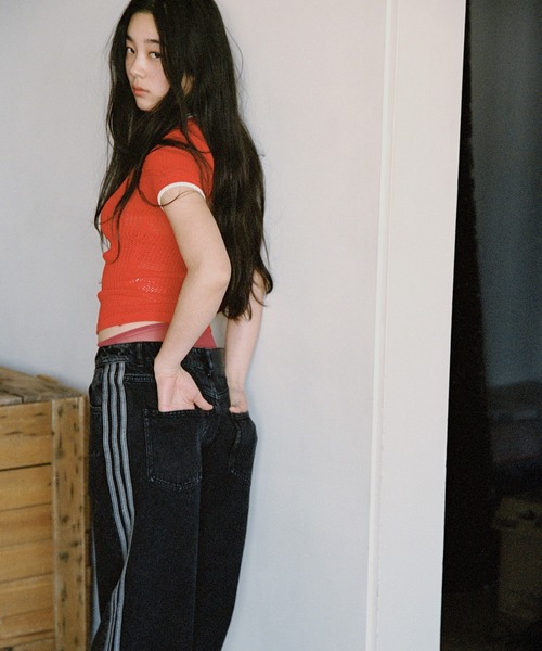 adidas tシャツ オリジナルス プレミアム クロシェ カリ半袖T