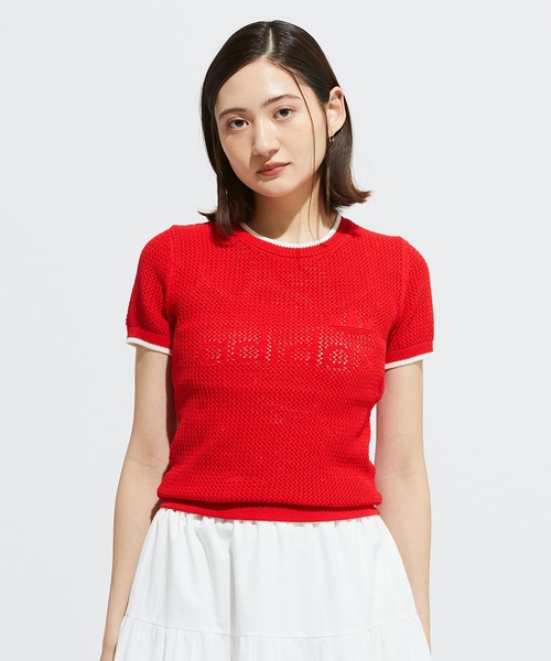 人気定番の tシャツ adidas オリジナルス カリ半袖T クロシェ プレミアム トップス