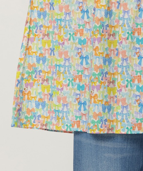 Jolly Poupee ブラウス シャツ 「22fabric」リボンコレクター/ブラウス 