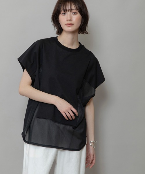 tシャツ サイドシアープルオーバー レディース