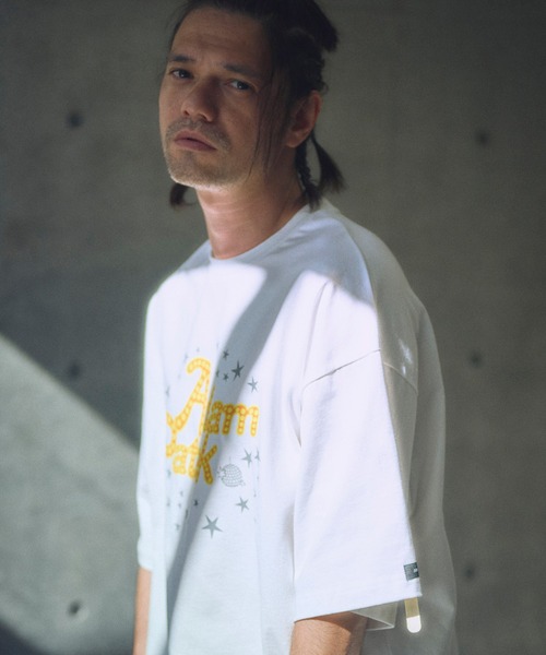 tシャツ ADAMPATEK/disco logo short sleeve T/ディスコロゴプリントT(AP2514021) レディース メンズ ADAM PATEK tシャツ 「ADAMPATEK/アダムパテック」disco logo
