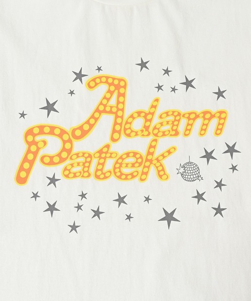 tシャツ ADAMPATEK/disco logo short sleeve T/ディスコロゴプリントT(AP2514021) レディース メンズ ADAM PATEK tシャツ ADAMPATEK/disco logo short sleeve T