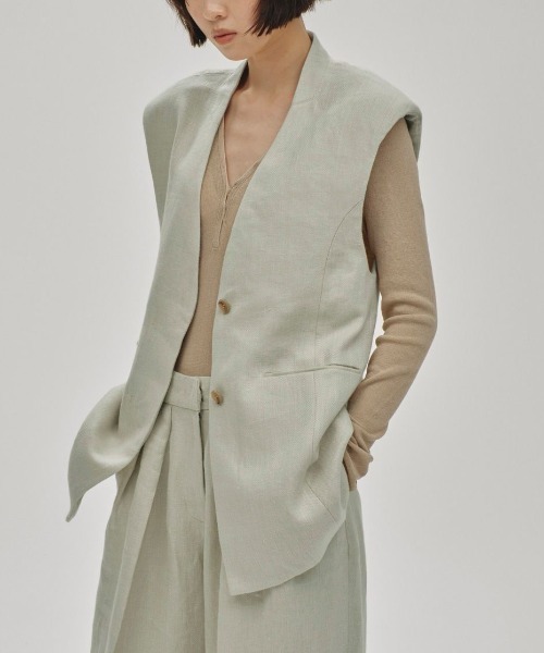 TODAYFUL トゥデイフル todayful ベスト ジレ Linen Over Vest