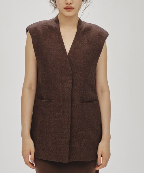 TODAYFUL トゥデイフル todayful ベスト ジレ Linen Over Vest