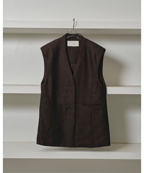 TODAYFUL トゥデイフル todayful ベスト ジレ Linen Over Vest