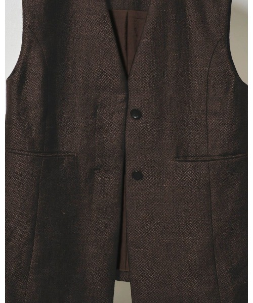 TODAYFUL トゥデイフル todayful ベスト ジレ Linen Over Vest