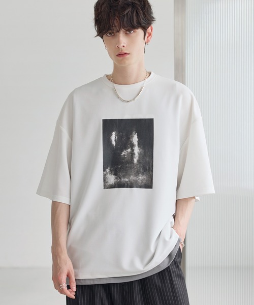 tシャツ 「26SS」「2点セット」接触冷感/抗菌防臭 梨地Tシャツ＆タンク
