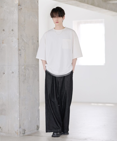 tシャツ 「26SS」「2点セット」接触冷感/抗菌防臭 梨地Tシャツ＆タンク