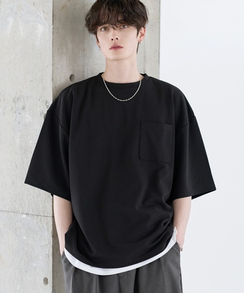 tシャツ 「26SS」「2点セット」接触冷感/抗菌防臭 梨地Tシャツ＆タンク