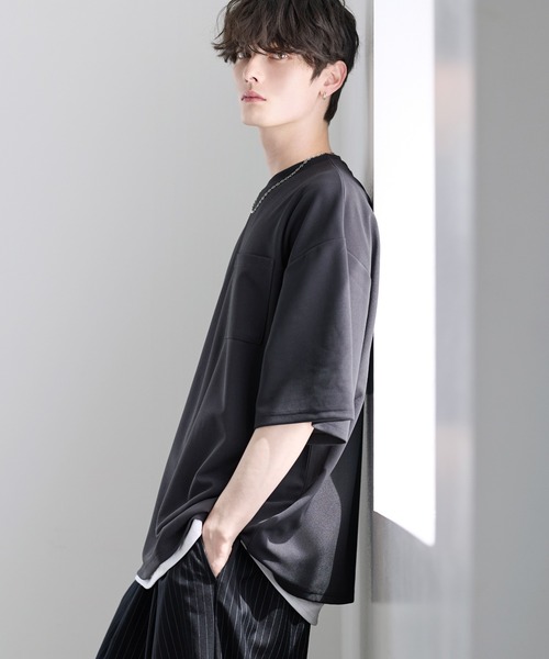 tシャツ 「26SS」「2点セット」接触冷感/抗菌防臭 梨地Tシャツ＆タンク