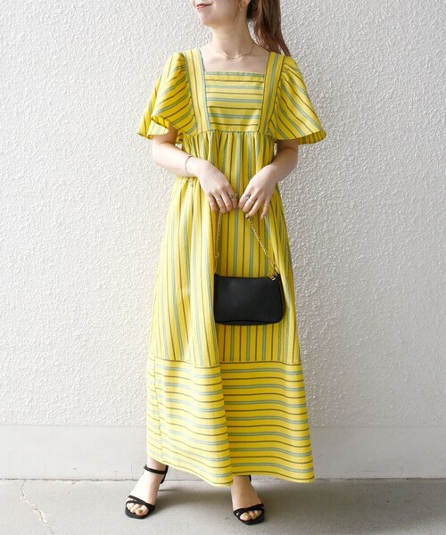 ノアノア ミニワンピース Noa Noa Mini ginger dress🧡 ノアノアミニジンジャードレス