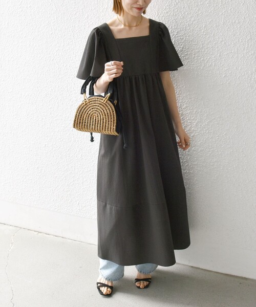 ノアノア ミニワンピース Noa Noa Mini ginger dress🧡 ノアノアミニジンジャードレス
